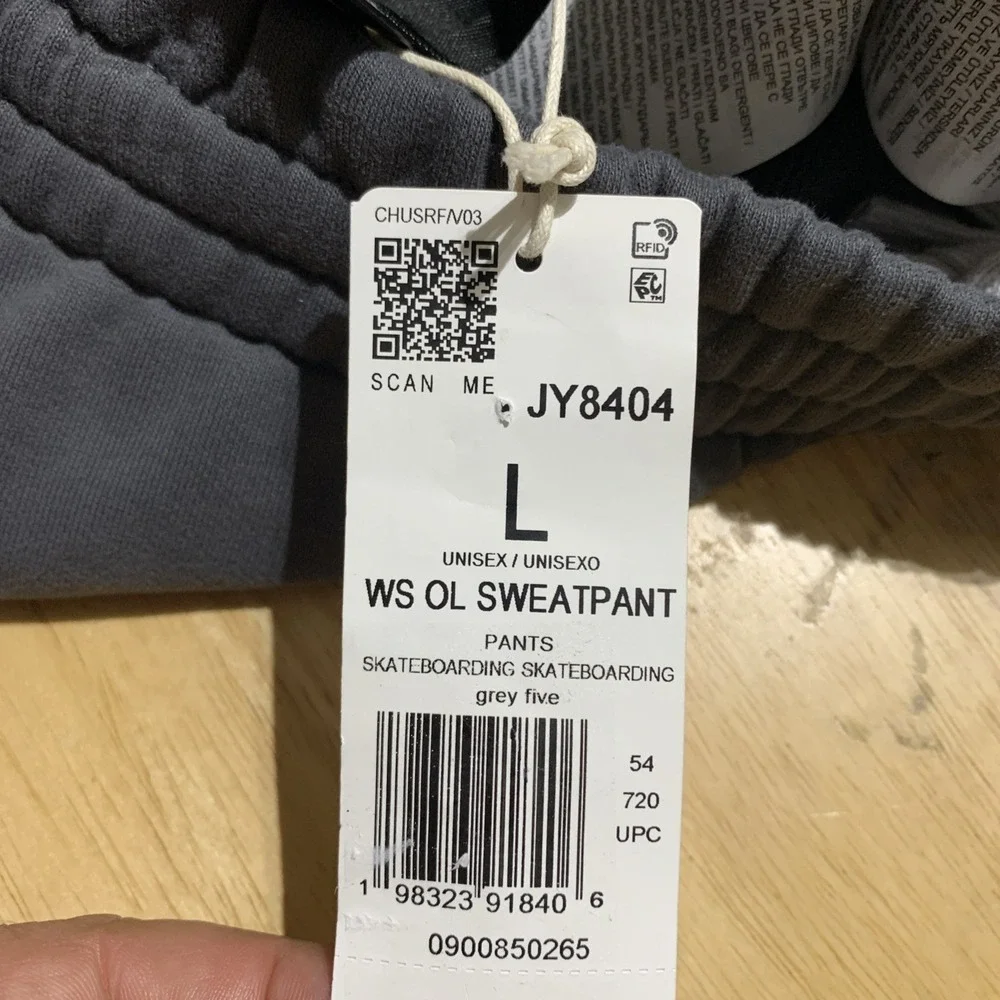 adidas Wall Street x Olympique Lyonnais sweatpants Unisex JY8404 ‎ Size Large